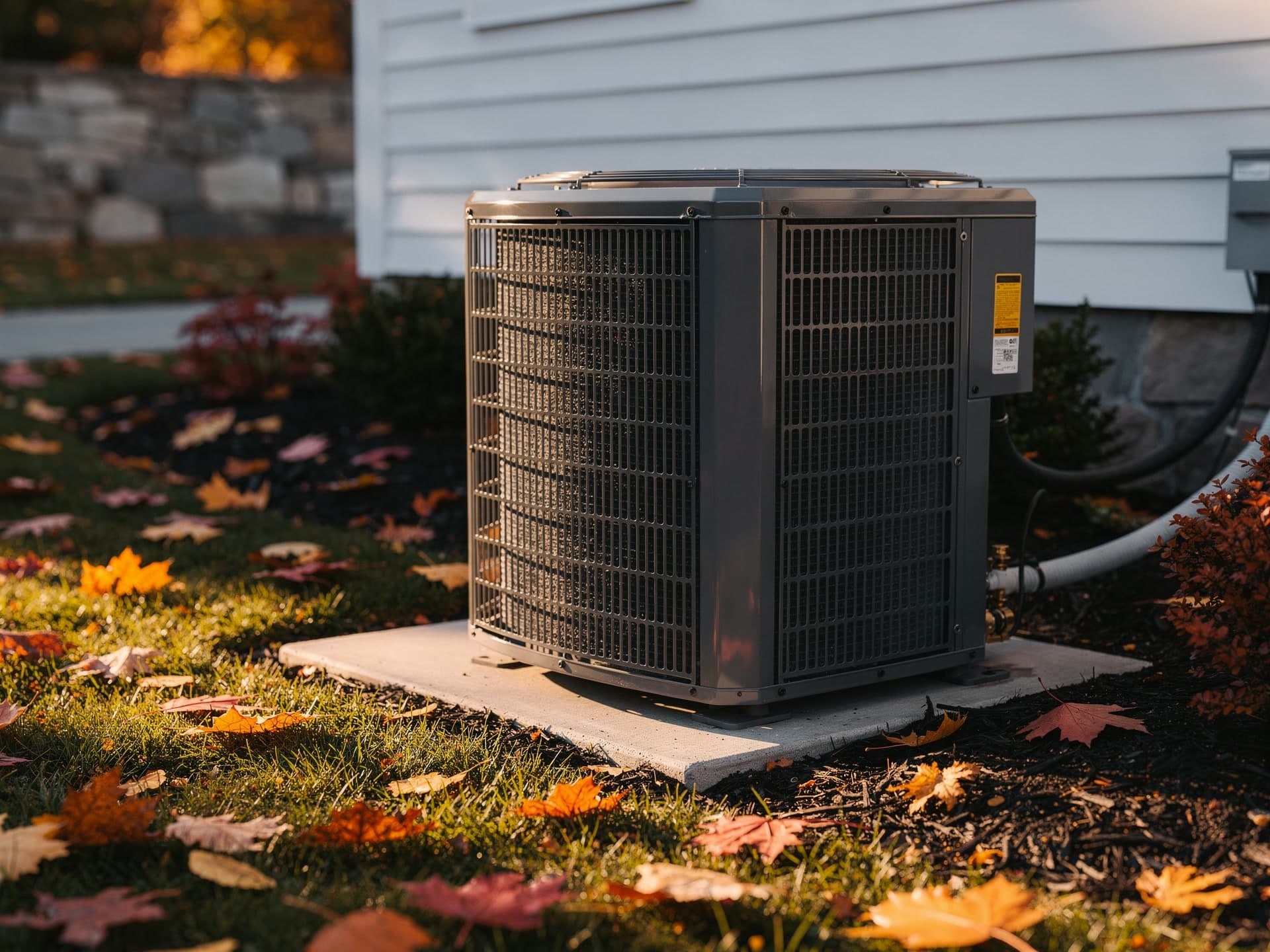 A well-kept home HVAC system after a seasonal tune-up